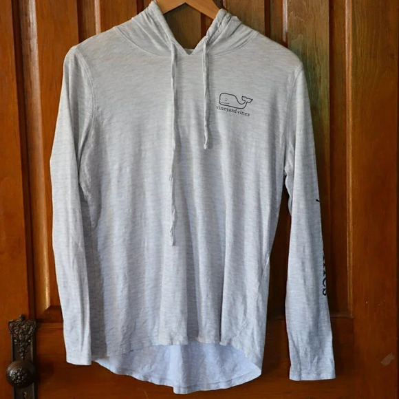 VINYARD VINES  Lightweight Hooded Shirt - Picture 1 of 5
